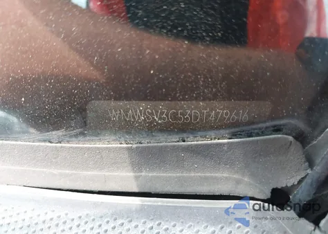 2013 Mini Hardtop Cooper S from USA, damaged, VIN WMWSV3C53DT479616